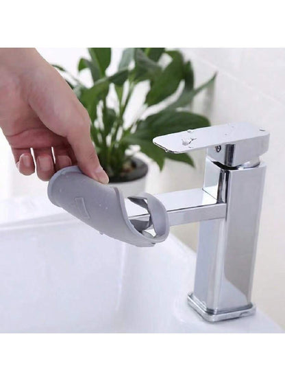 Children's Faucet Extender Baby Hand Washing Auxiliary Device Water Guide Anti-Splash Extension Convenient Home Tool(PP Material )