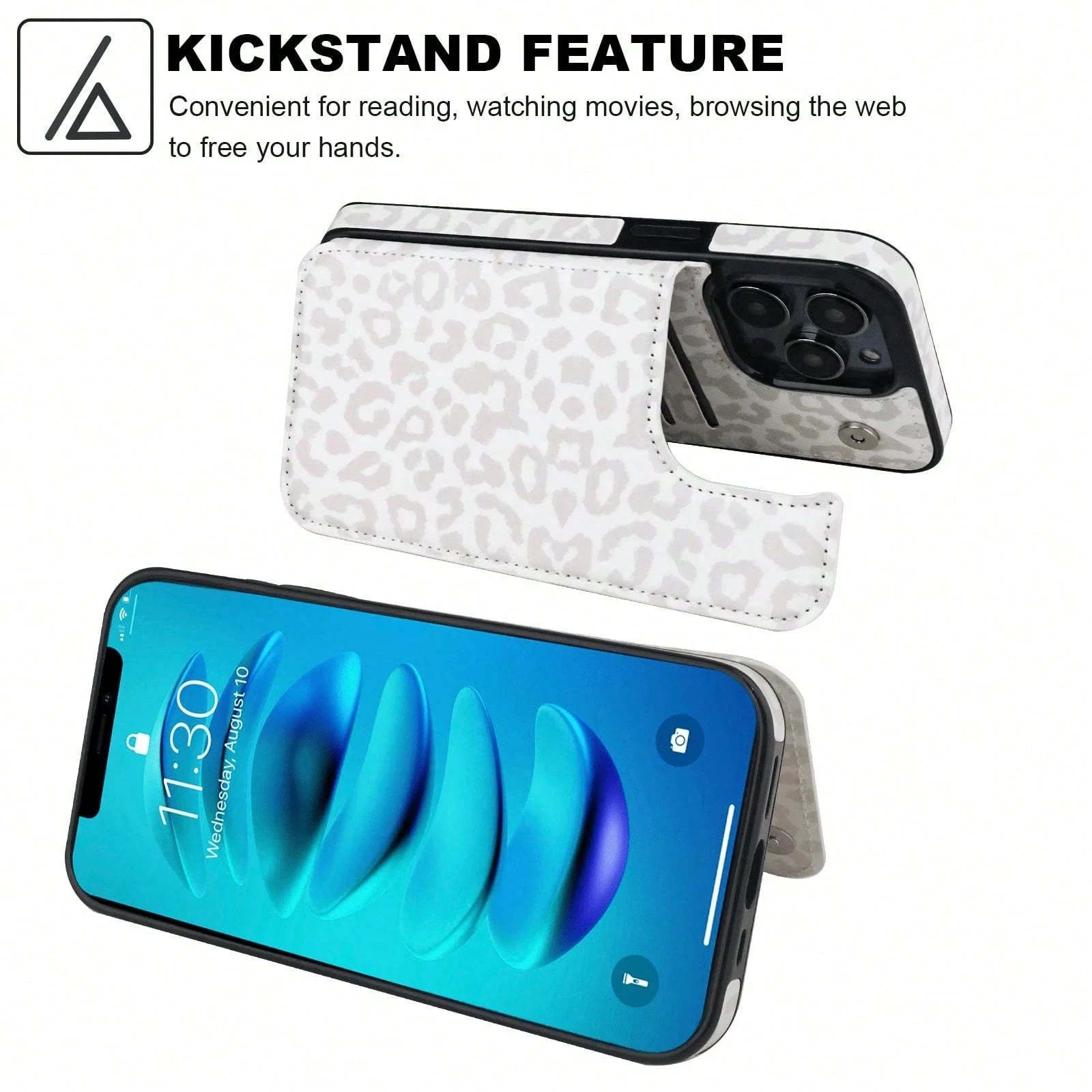 Compatible With Iphone 12ProMax/13ProMax/14Plus/14ProMax/15Plus/15ProMax/16Plus/16ProMax Case Wallet With Card Holder, Floral Flower Pattern Back Flip