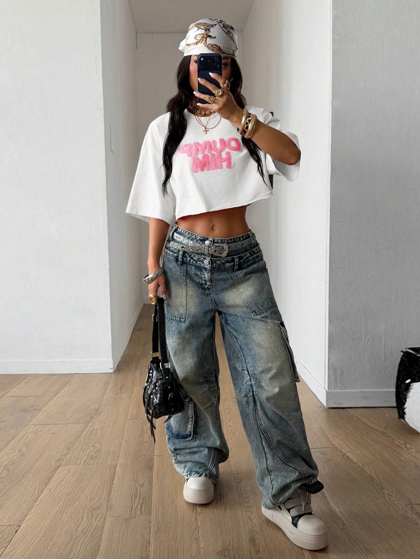 Coolane Summer For Women Streetwear Going Out Casual Pink Letter Embroidered Round Neck Short Sleeve White Casual T-Shirt,Summer Top