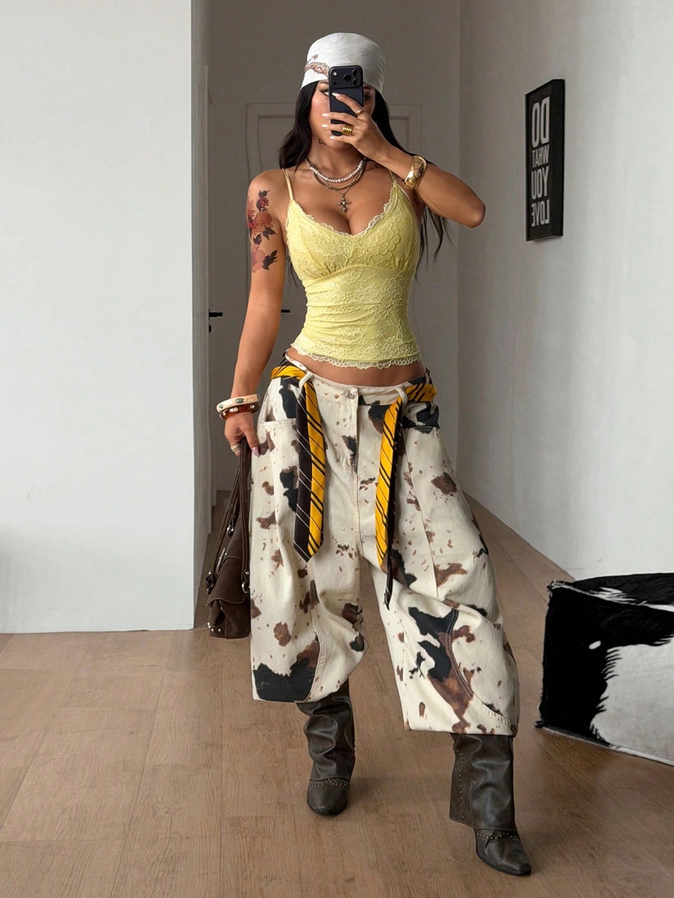 Coolane Women's Spring/Summer Casual Sexy Boho Vacation Beach Going Out Night Out Going Out Outfits Y2K Chic Gyaru Lace Stretchy Yellow Slim Fit Tank Tops