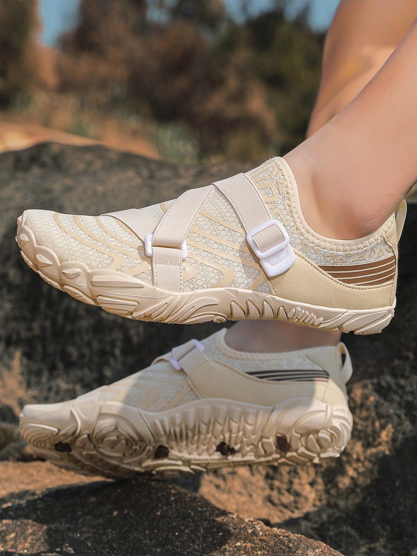 Couple's Beach Shoes, River Trekking Shoes, Fitness Shoes, Five-Toe Swimming Shoes, Outdoor Water Shoes