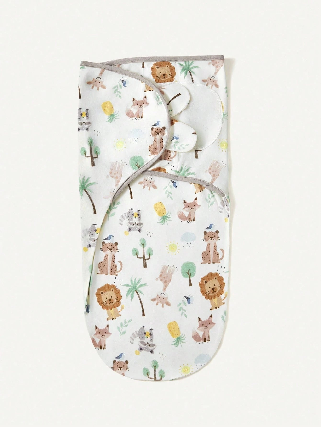 Cozy Pixies 3pcs/Set Soft Polka Dot Animal Print Swaddle Blanket Gift Box Set For Newborn