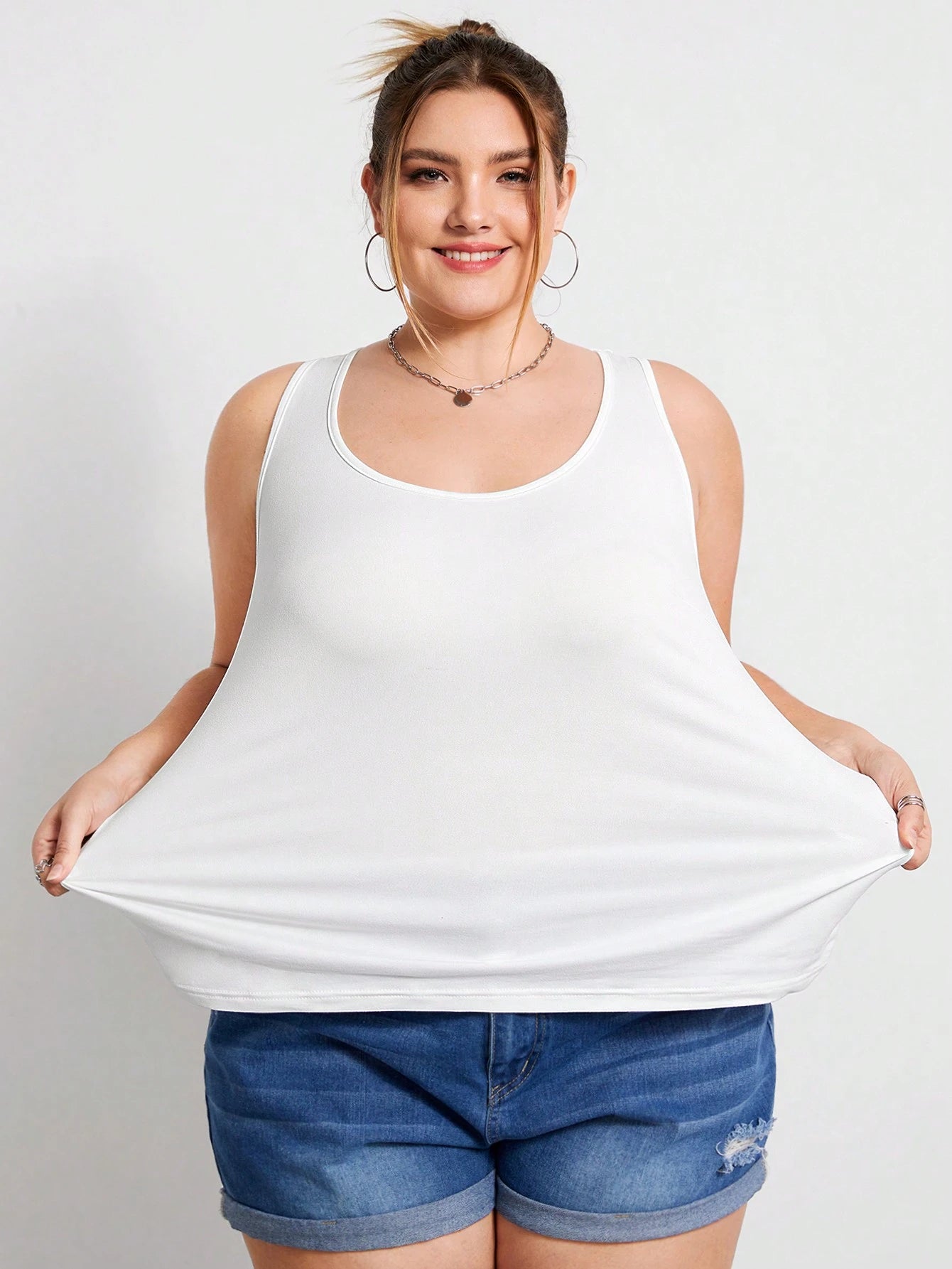 CURVE+ CURVE PLUS/Valentine's Day/Plus Size Women Multi-Pack All-Match Camisole Tops, Versatile