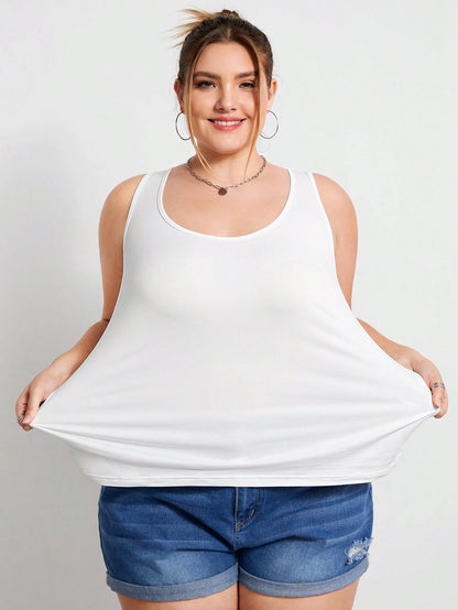 CURVE+ CURVE PLUS/Valentine's Day/Plus Size Women Multi-Pack All-Match Camisole Tops, Versatile