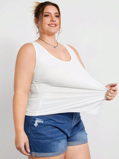 CURVE+ CURVE PLUS/Valentine's Day/Plus Size Women Multi-Pack All-Match Camisole Tops, Versatile