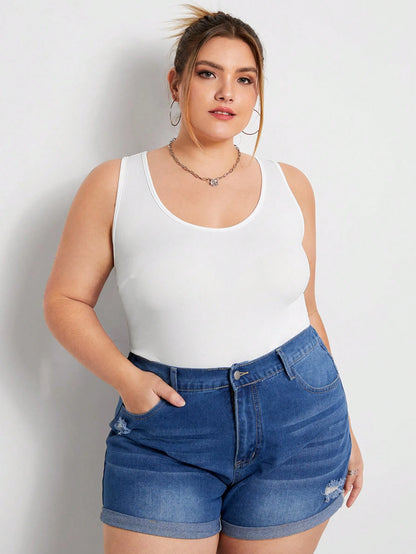 CURVE+ CURVE PLUS/Valentine's Day/Plus Size Women Multi-Pack All-Match Camisole Tops, Versatile