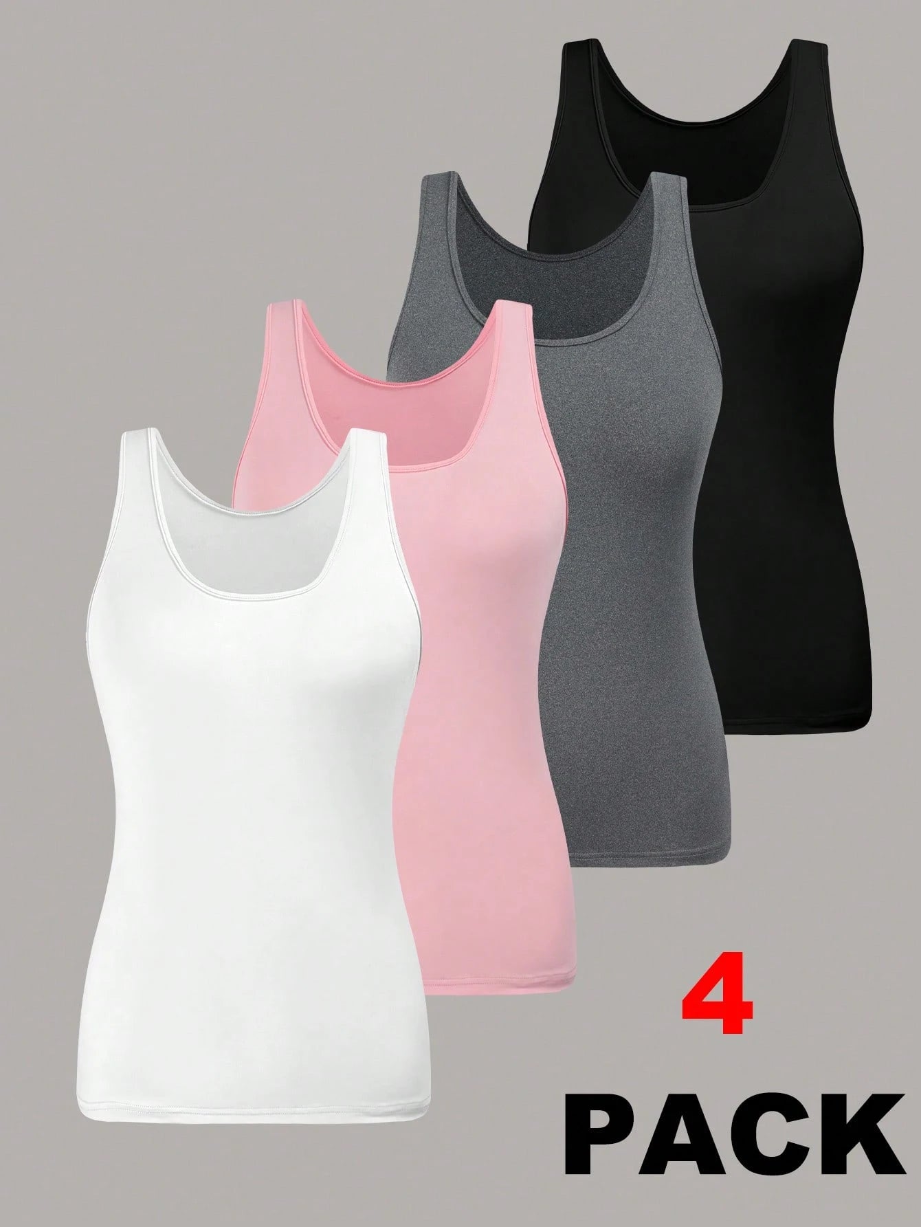 CURVE+ CURVE PLUS/Valentine's Day/Plus Size Women Multi-Pack All-Match Camisole Tops, Versatile