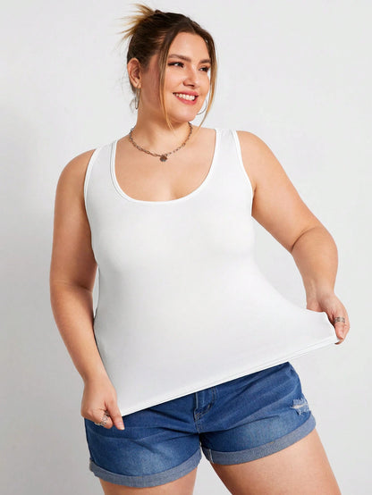 CURVE+ CURVE PLUS/Valentine's Day/Plus Size Women Multi-Pack All-Match Camisole Tops, Versatile