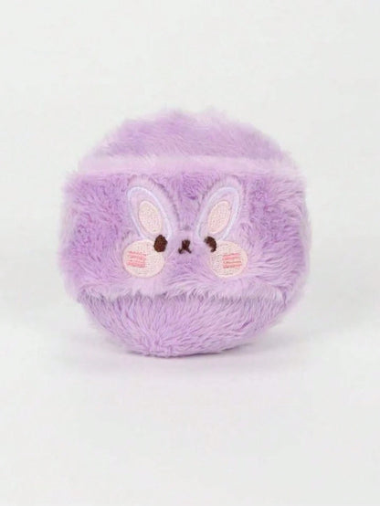 Cute Animal Embroidered Powder Puff, Gently Press The Powder Puff On The Face To Set Makeup. Use The Edge Or Tip Of The Powder Puff To Handle Details Like The Nose Wings And Eye Corners To Ensure Even