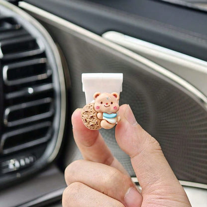 Cute Bear Car Hook, Passenger Glove Box Front Row Storage Organizer, Seat Hook, Car Interior Decor
