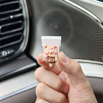 Cute Bear Car Hook, Passenger Glove Box Front Row Storage Organizer, Seat Hook, Car Interior Decor