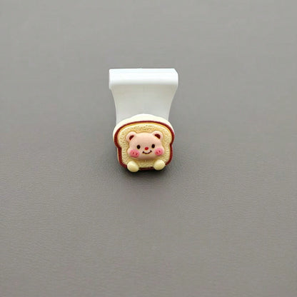 Cute Bear Car Hook, Passenger Glove Box Front Row Storage Organizer, Seat Hook, Car Interior Decor