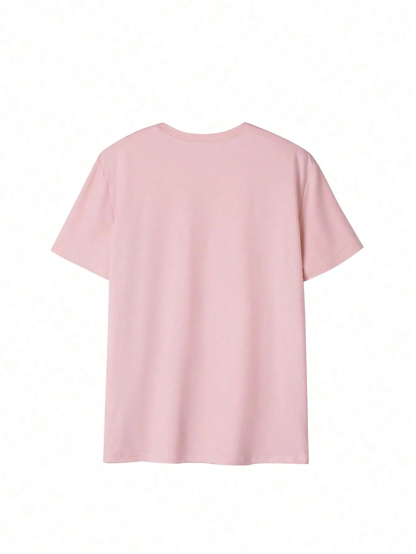 Cute Bear Graphic Tee, Kawaii Cartoon Print T-Shirt, Casual Streetwear Aesthetic Short Sleeve, Y2K Everyday Top Pink Summer