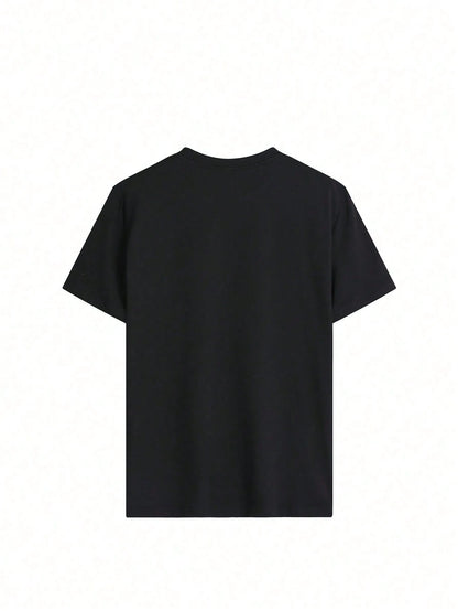 Cute Bear Graphic Tee, Kawaii Cartoon Print T-Shirt, Casual Streetwear Aesthetic Short Sleeve, Y2K Everyday Top Pink Summer