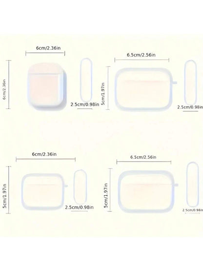 Cute Pig Face Graphic Protective Case Compatible With Apple 4/2/3 Pro2 Earbuds, Soft Shell, Suitable As A Gift For Her