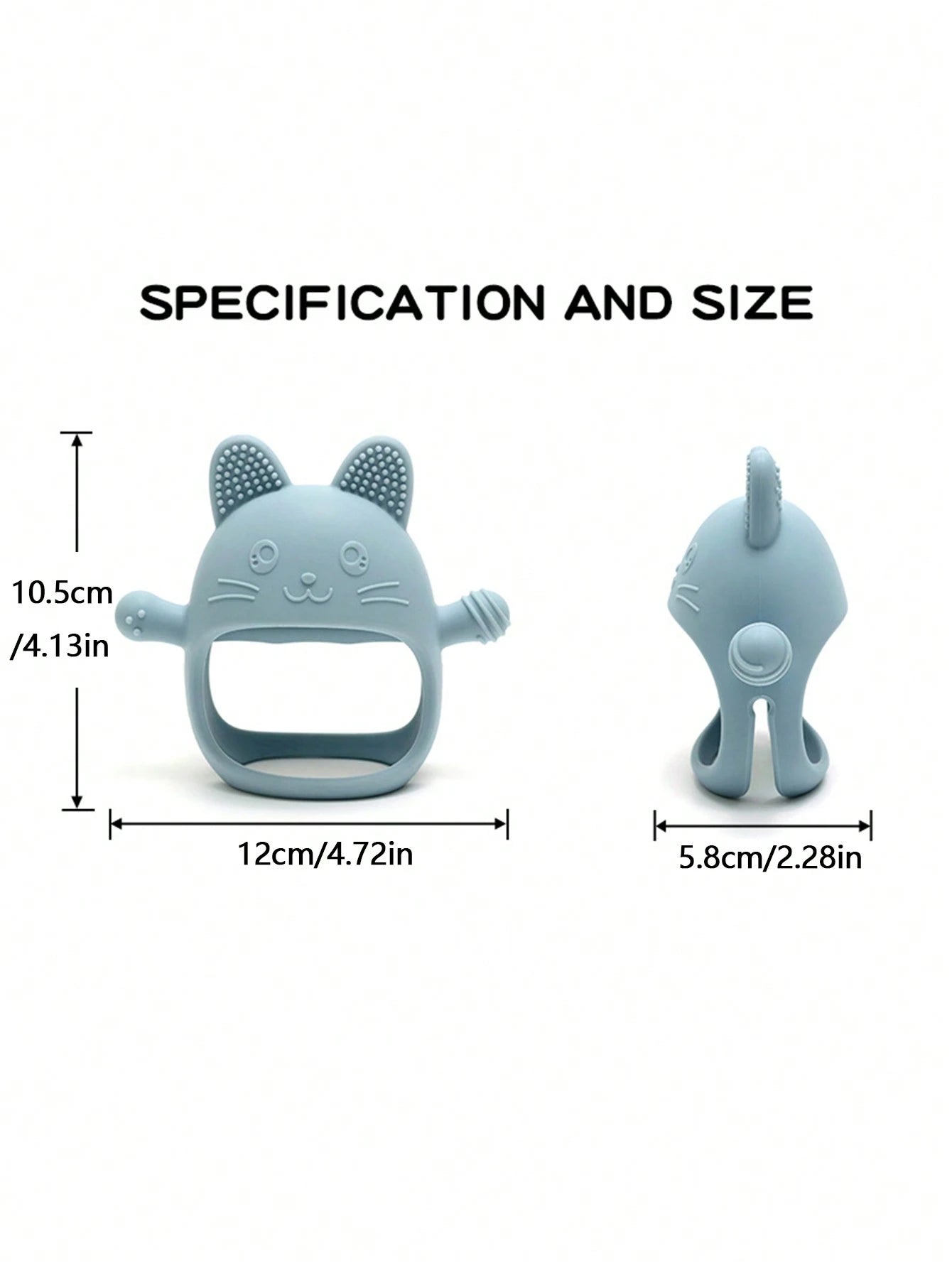 Cute Teething Toys With Handle For Infant Silicone Teethers For Infants Baby Chewing Nursing Toys Newborn Accessories