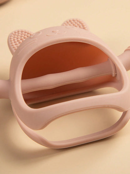 Cute Teething Toys With Handle For Infant Silicone Teethers For Infants Baby Chewing Nursing Toys Newborn Accessories