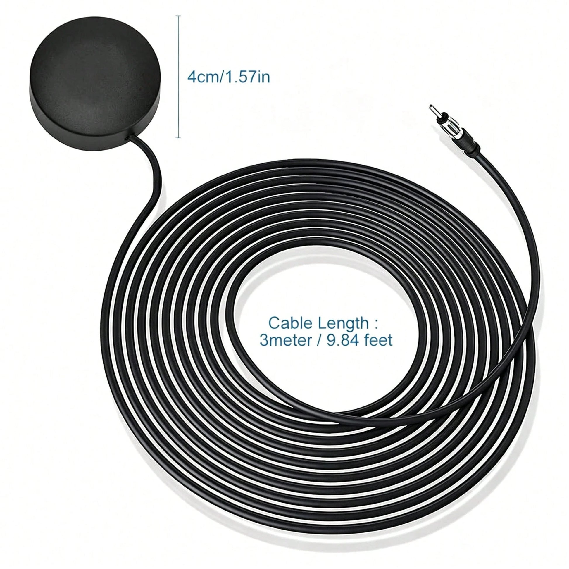 DAB Car Radio Antenna AM FM Adhesive Patch Antenna Round Patch Strong Signal FM18 Antenna