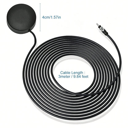 DAB Car Radio Antenna AM FM Adhesive Patch Antenna Round Patch Strong Signal FM18 Antenna