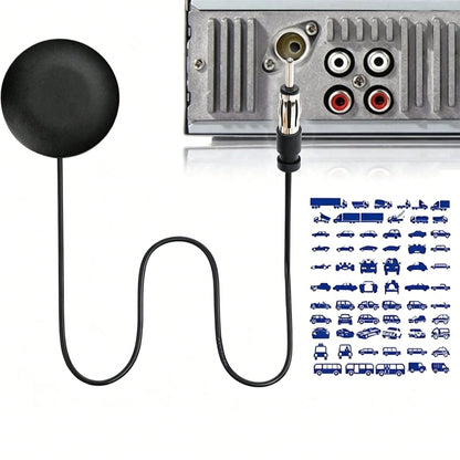 DAB Car Radio Antenna AM FM Adhesive Patch Antenna Round Patch Strong Signal FM18 Antenna
