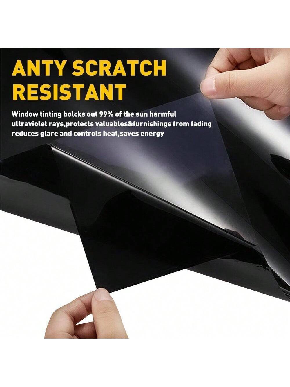 Dazone 300CM Uncut Roll Window Tint Film 25% VLT 20" X 10ft Feet For Car Home Office Glass Window UV Block Sunshade Tint Film Universal Privacy Security For Car Truck Auto- Any Size & Shade With Free