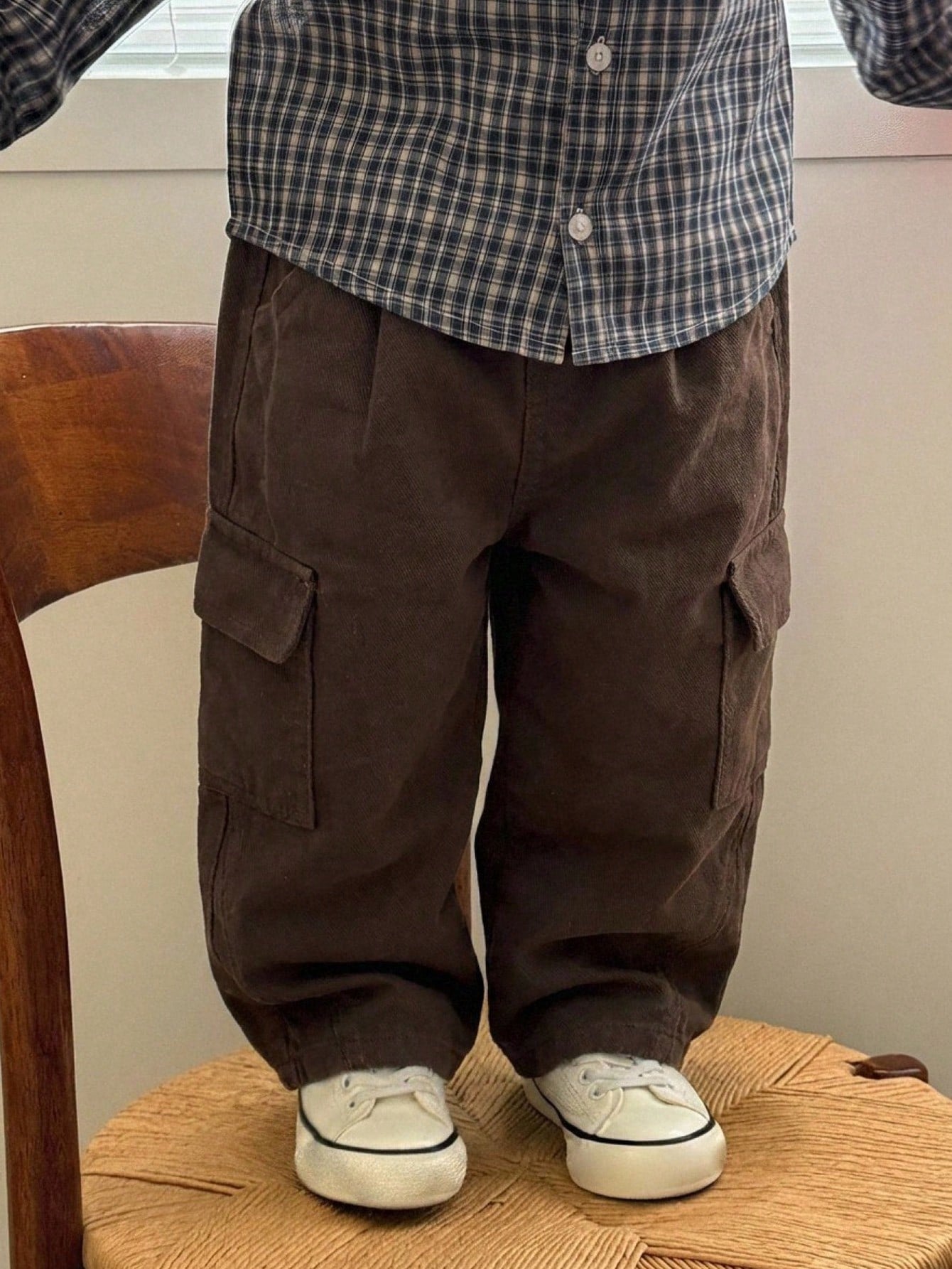 DAZY Toddler Boys' Washed Casual Korean Style Loose Denim