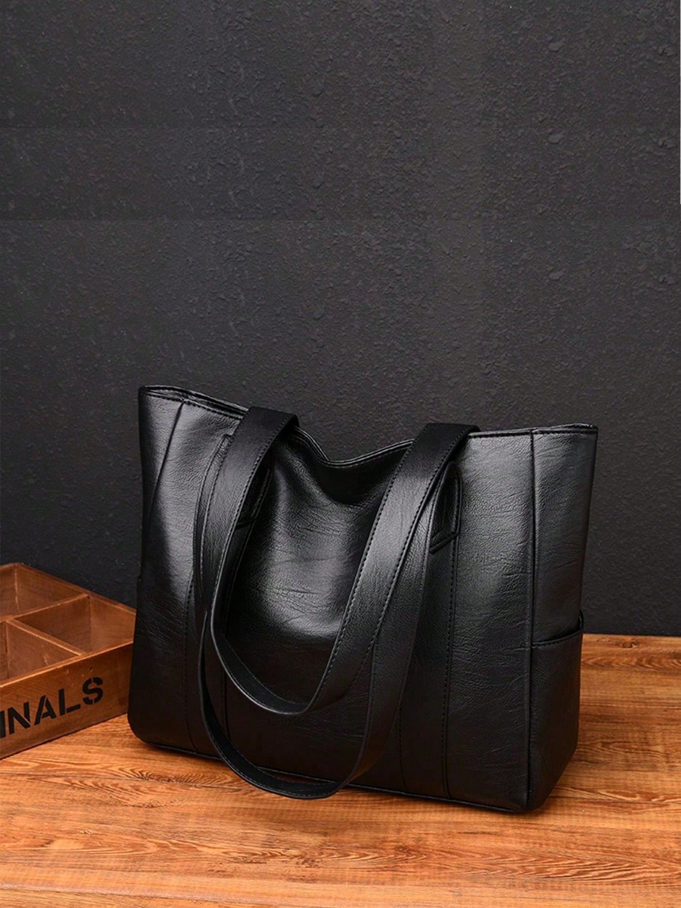 Dedoo Minimalist Handbag, Suitable For Teenage Girls, Women, College Students, Young Professionals And Office Workers. Perfect For Office, Work, Business And Commuting. Best Women's Work Bag, PU Leath