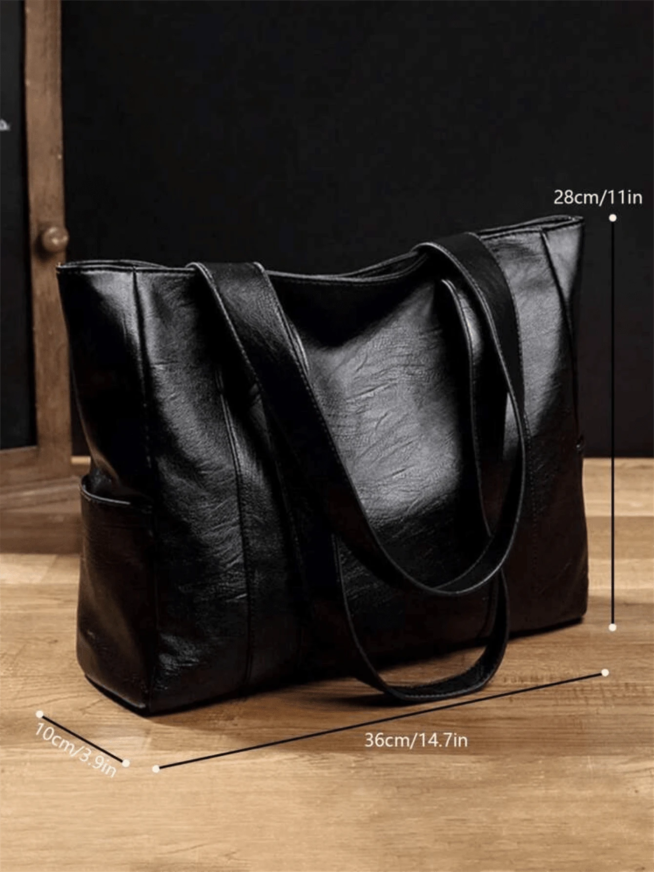 Dedoo Minimalist Handbag, Suitable For Teenage Girls, Women, College Students, Young Professionals And Office Workers. Perfect For Office, Work, Business And Commuting. Best Women's Work Bag, PU Leath