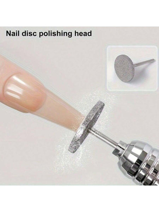 DeDryDS 1/2/5/9pcs Low-Allergenic Diamond Nail Drill Bits, Foot Filing Pads, Callus Removal, Dead Skin Removal, Electric Foot Grinder, 20mm Shaft, Suitable For Nail Salons