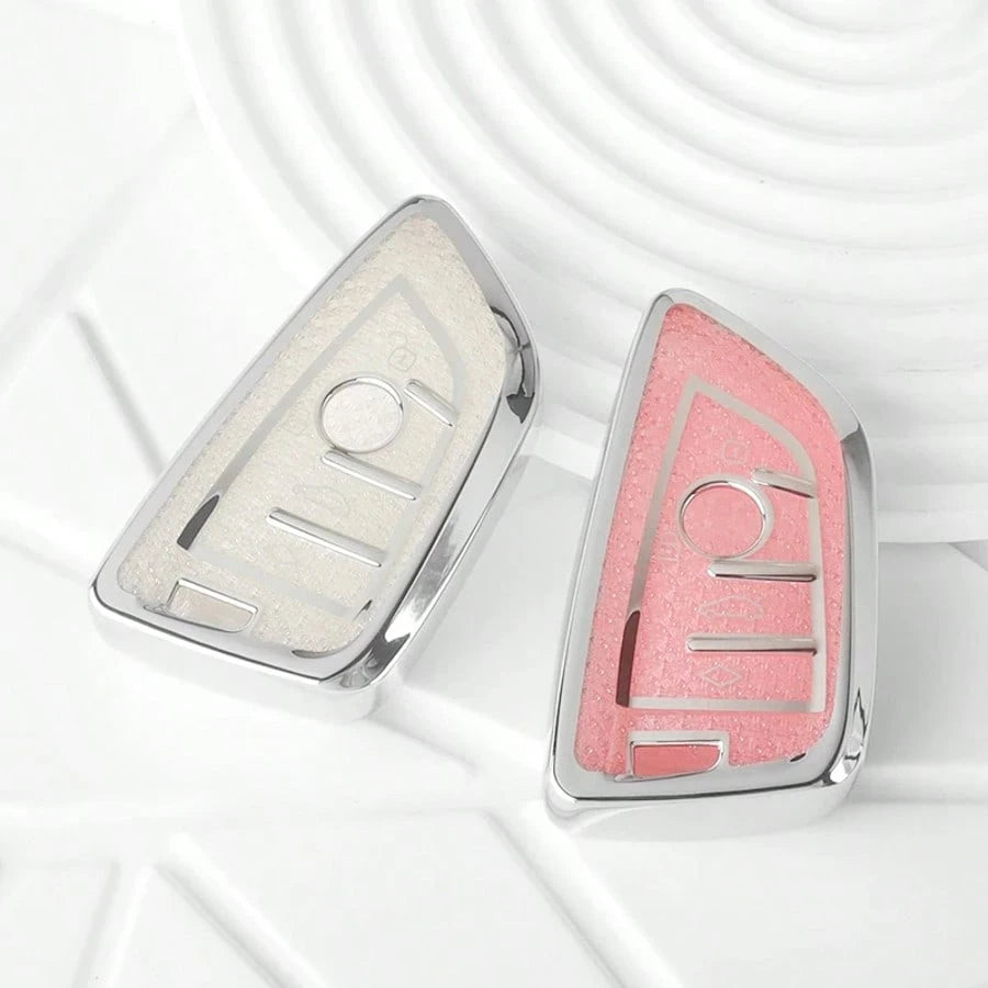 Diamond Pattern TPU Car Key Cover Case Holder For BMW F20 G20 G30 X1 X3 X4 X5 G05 X6 X7 G11 F15 F16 G01 G02 F48 Accessories