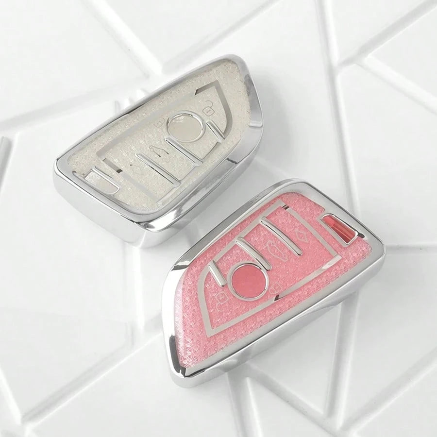 Diamond Pattern TPU Car Key Cover Case Holder For BMW F20 G20 G30 X1 X3 X4 X5 G05 X6 X7 G11 F15 F16 G01 G02 F48 Accessories