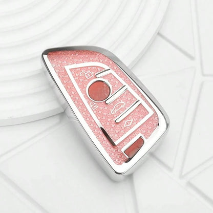 Diamond Pattern TPU Car Key Cover Case Holder For BMW F20 G20 G30 X1 X3 X4 X5 G05 X6 X7 G11 F15 F16 G01 G02 F48 Accessories