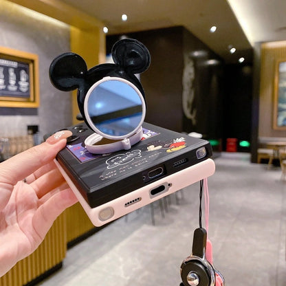 Disney Suitable For S23ultra Phone Case NOTE20 Minnie Mickey A52S Mirror Stand A36 Lanyard.Holiday Accessoriescoach Phone Case Fundas Summer Case 16 Case Green Phone Case Squishy Phone Case Valentine'