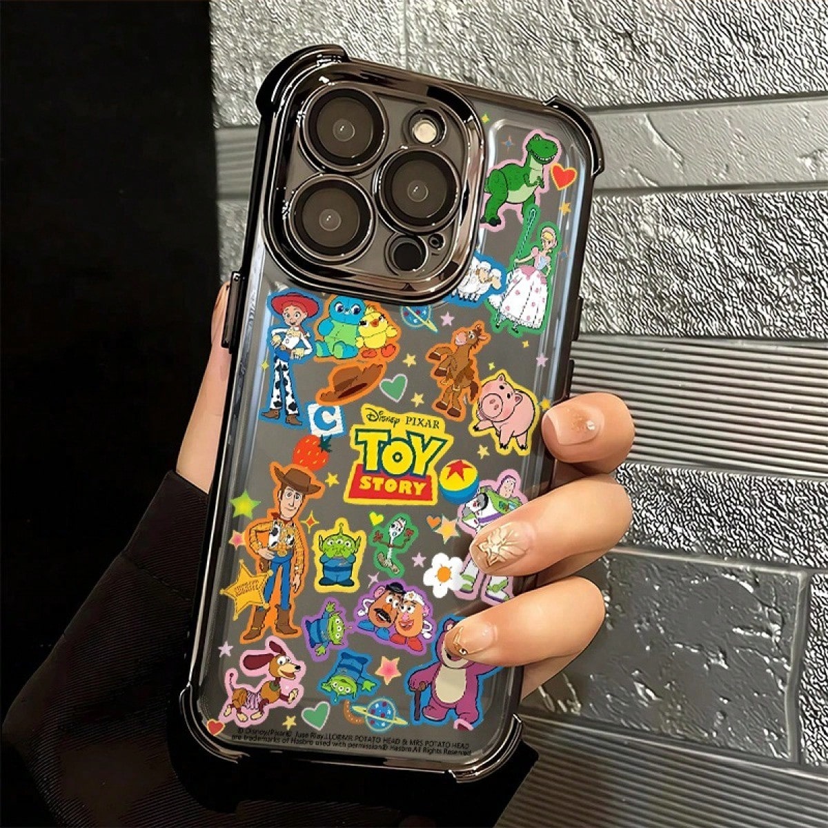 Disney Toy Story For Phone 17ProMax/Air/16Plus/15 Tpu Europe And America Cartoon Fourcorner Antifall Phone Case 14/13/12/11/GalaxyS25Ultra/GalaxyS24/GalaxyS23/GalaxyS22 Fourcorner Antifall 5 XS Pro Pl