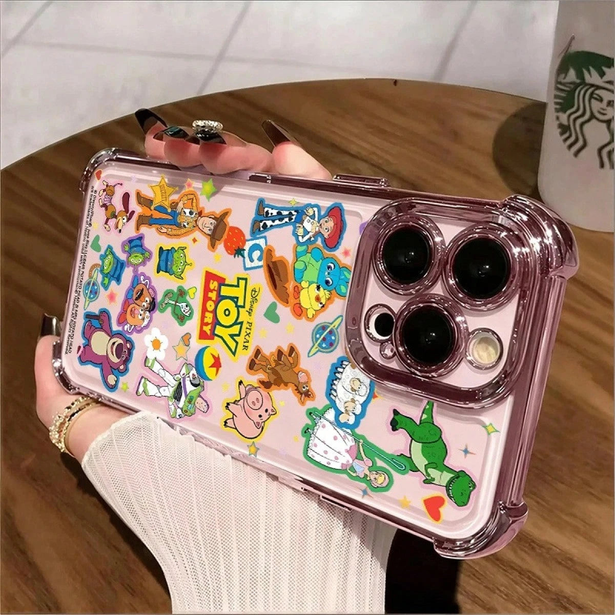 Disney Toy Story For Phone 17ProMax/Air/16Plus/15 Tpu Europe And America Cartoon Fourcorner Antifall Phone Case 14/13/12/11/GalaxyS25Ultra/GalaxyS24/GalaxyS23/GalaxyS22 Fourcorner Antifall 5 XS Pro Pl