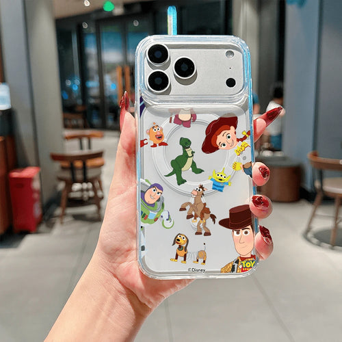 Disney What Toy Story Patterned Phone Case Featuring Beloved Characters Like Woody, Buzz, And Rex. Compatible With IPhone 17, 16, 15, 14, 13, 12, And 11 Pro Models. Made Of Durable TPU With Shockproof