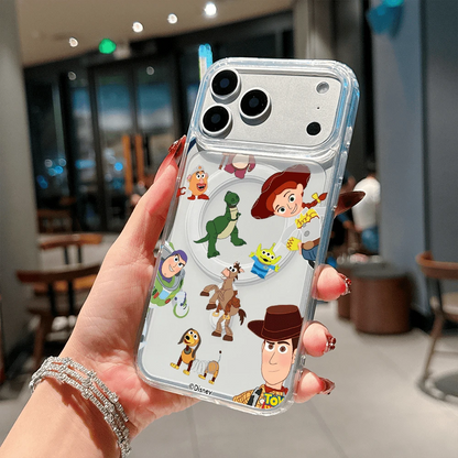 Disney What Toy Story Patterned Phone Case Featuring Beloved Characters Like Woody, Buzz, And Rex. Compatible With IPhone 17, 16, 15, 14, 13, 12, And 11 Pro Models. Made Of Durable TPU With Shockproof