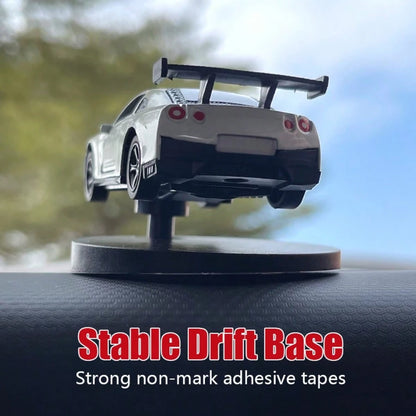 Drifting Moving Turning Swinging Fishtailing Car Tail Wagging Swaying Cool Fun Car Ornaments Dashboard For Men Race Sports Racing Vehicle Interior Accessories Inside Decor Funny Gift New Car Drivers A
