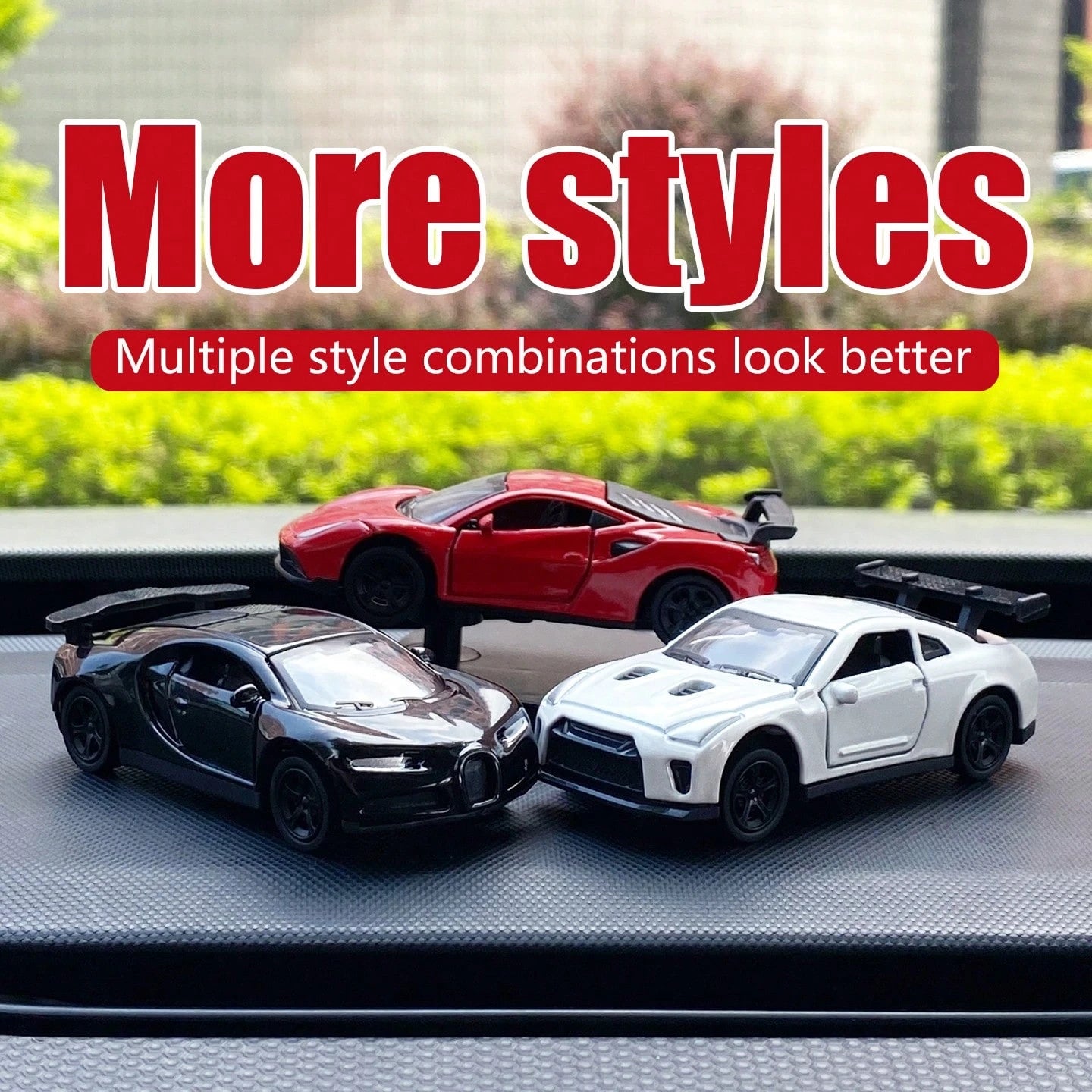 Drifting Moving Turning Swinging Fishtailing Car Tail Wagging Swaying Cool Fun Car Ornaments Dashboard For Men Race Sports Racing Vehicle Interior Accessories Inside Decor Funny Gift New Car Drivers A