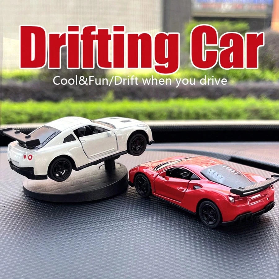Drifting Moving Turning Swinging Fishtailing Car Tail Wagging Swaying Cool Fun Car Ornaments Dashboard For Men Race Sports Racing Vehicle Interior Accessories Inside Decor Funny Gift New Car Drivers A