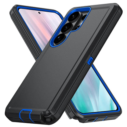 Durable Shockproof Protective Case For Series Phones- Black/Blue, Heavy-Duty Dual-Layer Shock-Absorbing Protective Shell, With Port Dust-Proof And Scratch-Resistant, Compatible With IPhone Series, Un