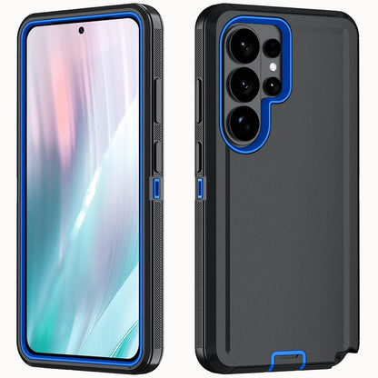 Durable Shockproof Protective Case For Series Phones- Black/Blue, Heavy-Duty Dual-Layer Shock-Absorbing Protective Shell, With Port Dust-Proof And Scratch-Resistant, Compatible With IPhone Series, Un
