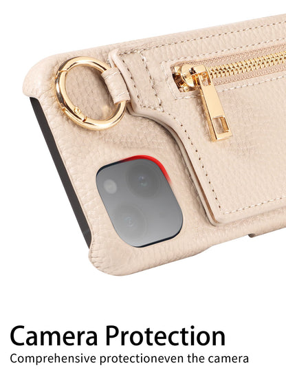 eaacaa 1pc Wallet-Style Stand Multi-Card Slot Coin Zipper Pouch PU Flip Cover Phone Case Compatible With Apple 17e 17ProMax 16ProMax 16Pro 16Plus 15ProMax 15plus 13ProMax 13pro 13Mini 14ProMax 14Pro 1