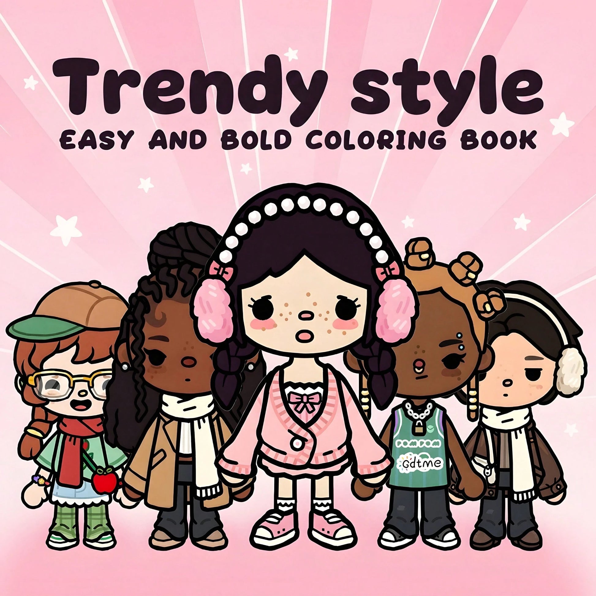 Easy And Bold Coloring Book, Drawing And Learning Supplies, 24-Page Coloring Book, Suitable For Couples, Families And Schools, Ideal Christmas, Halloween, Valentine's Day, Easter, Birthday, Back-To-Sc