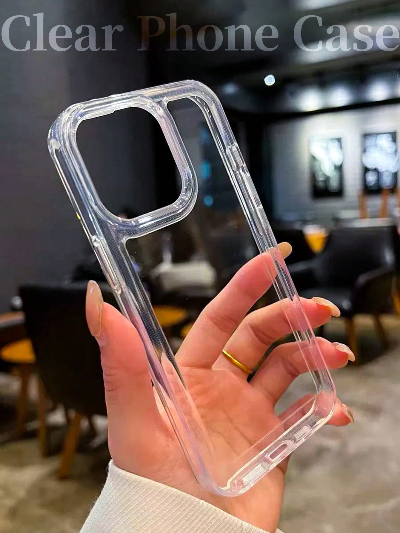 Easypie Selection Phone Case Compatible With 17 Air 11 12 13 14 15 16 360° Drop-Proof Transparent Large Hole Mobile Phone Case Highly Transparent Without Yellowing. Precise Cover 14 13 15 16 Promax H