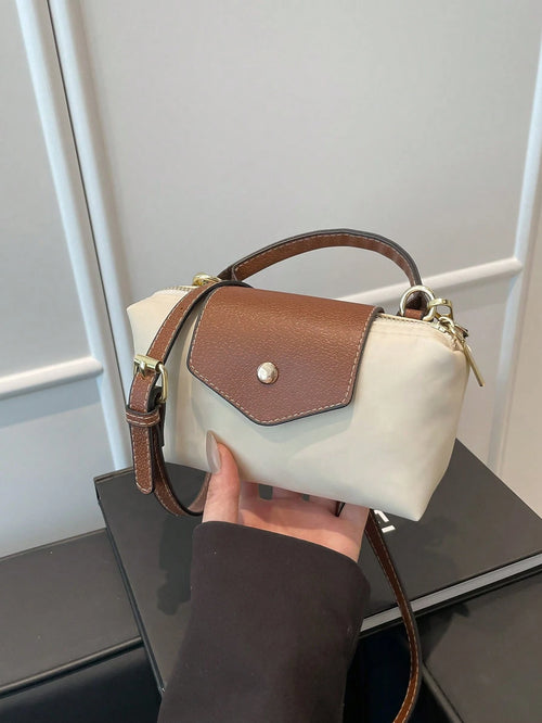 Elegant Solid Color Mini Handbag With Adjustable Shoulder Strap, Ideal Gift Bag For Parties, Minimalist
