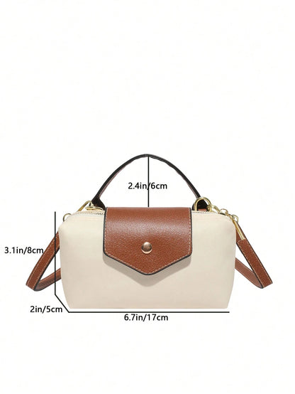 Elegant Solid Color Mini Handbag With Adjustable Shoulder Strap, Ideal Gift Bag For Parties, Minimalist