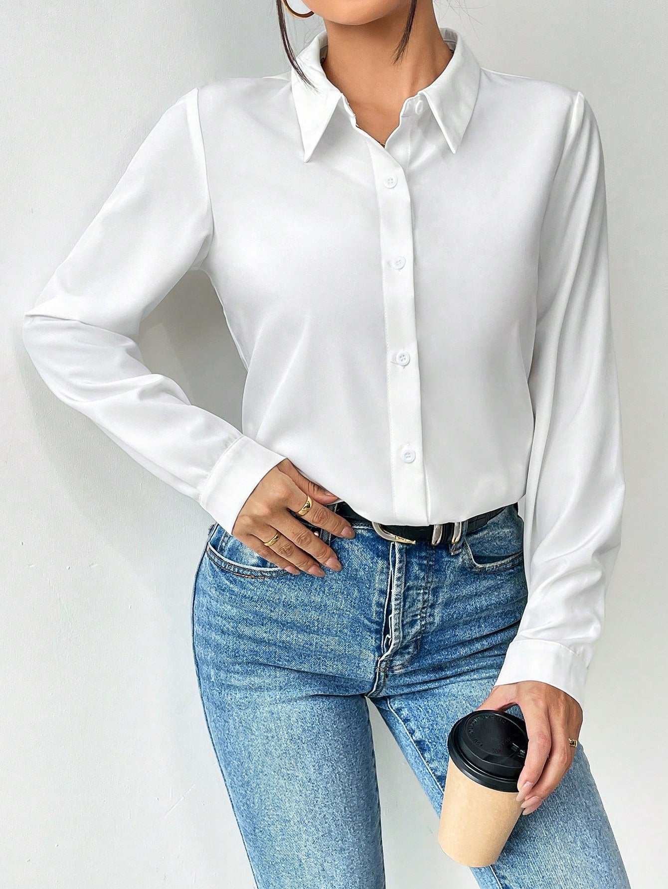 Elenzga Women's Long Sleeve Shirt,Long Sleeve Tops Fall Cloth For Women