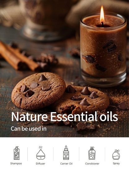 EMBRACEX. 10ml Cookie Scented Essential Oil, Cookie Fragrance Candle, Car Diffuser, Cookie Aroma, Suitable For Humidifier, Aromatherapy Diffuser, Candle Making, Gift For Women, Mom, Wife, Sister, Teen