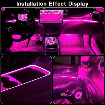 Equipped With USB Interface, Wireless App Control, Music Synchronization Function, 16 Million Colors, And Flexible Fiber Optic Light Strip.